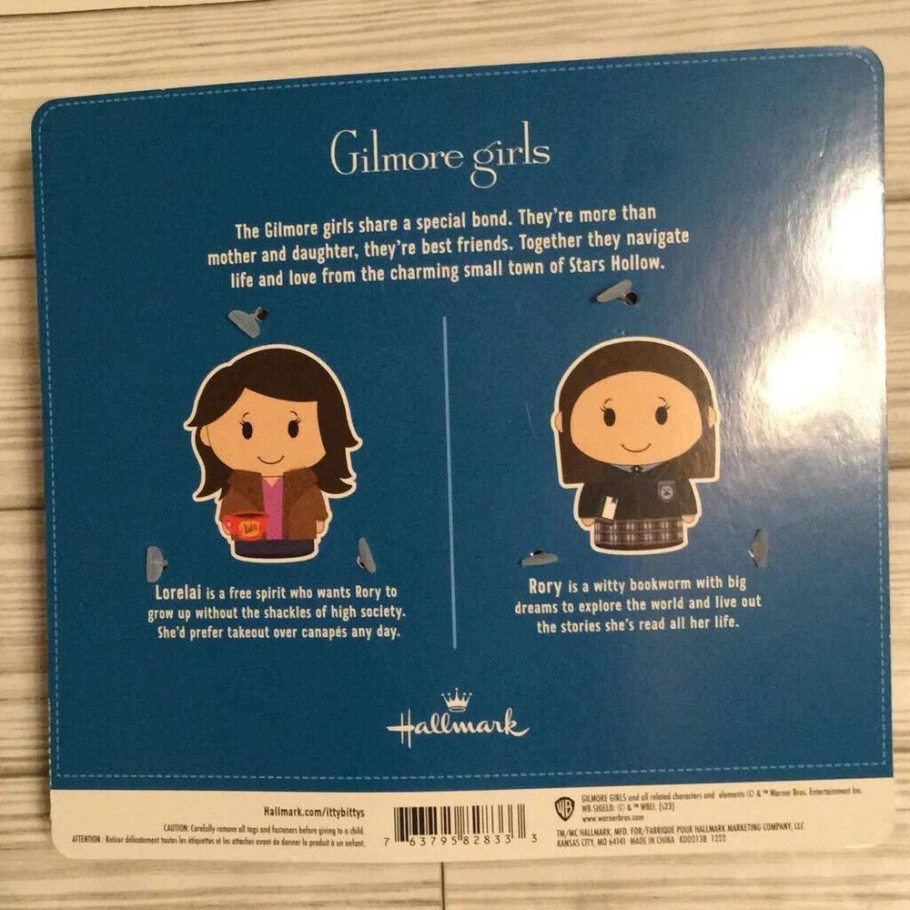 Hallmark itty bittys Gilmore Girls Lorelai Rory plush dolls *New* - Picture 4 of 9